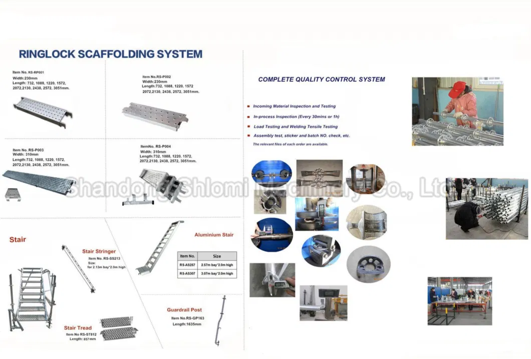 Ringlock Scaffolding Standard Accessories for Sale with Fatory Price