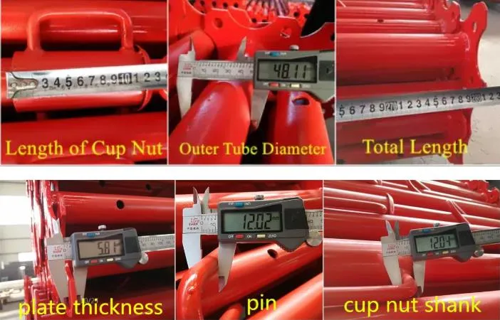 Adjustable Material Steel Scaffolding Prop Shoring for Sale for Construction