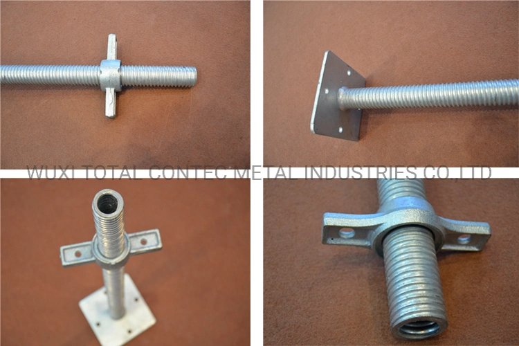 Factory Price Hot DIP Galvanized U Head Screw Jack / Jack Base