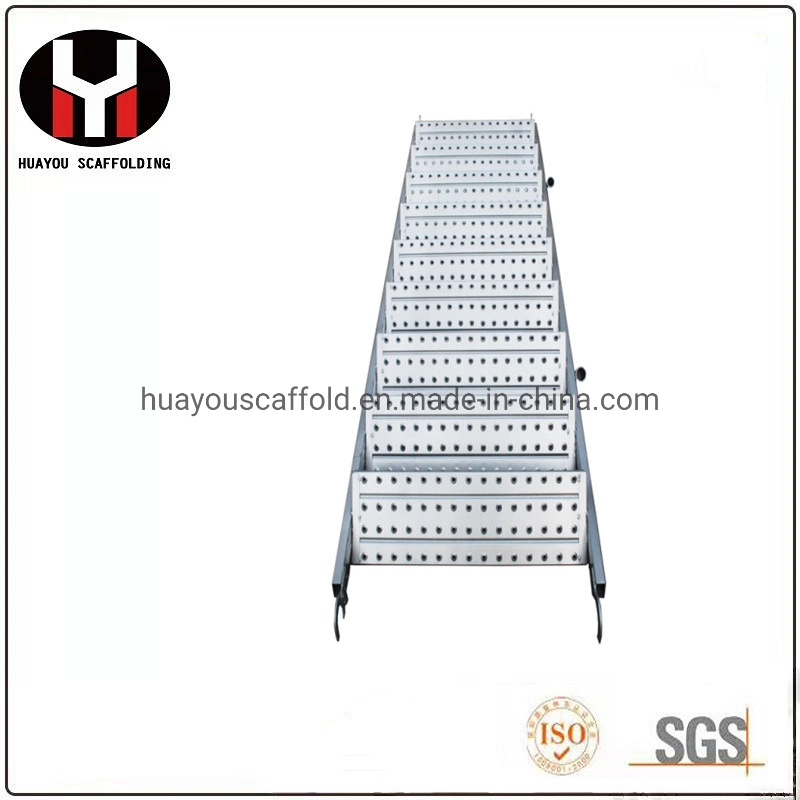 Scaffolding Aluminium Mobile Tower Ladder with Wheels Used for Scaffold Construction in Middle East Market