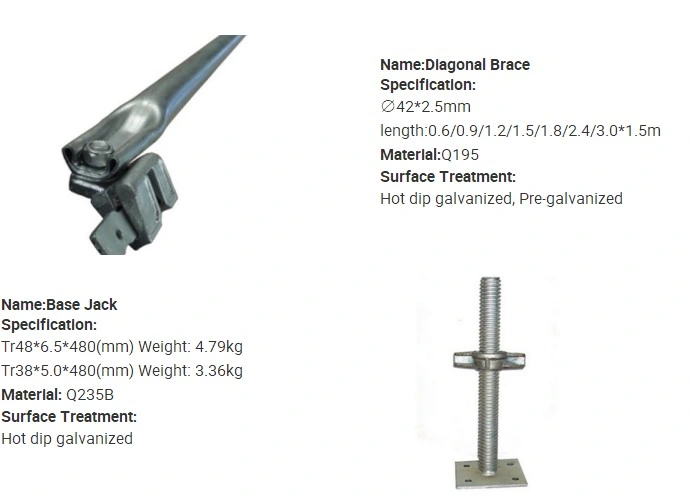 Construction Heavy Duty Bridge Support Cup Lock Scaffolding