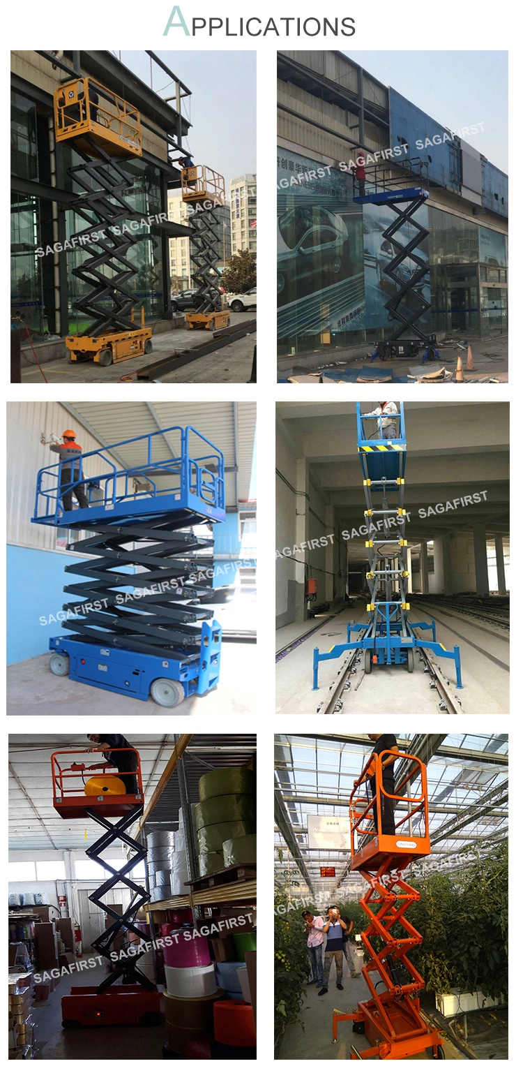 12 Meter Scissor Lift Scaffolding 18m 500kg