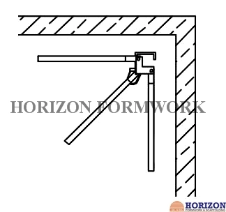 Scaffolding Tri-Pod for Stabilizing Steel Props in Slab Form Work Erection