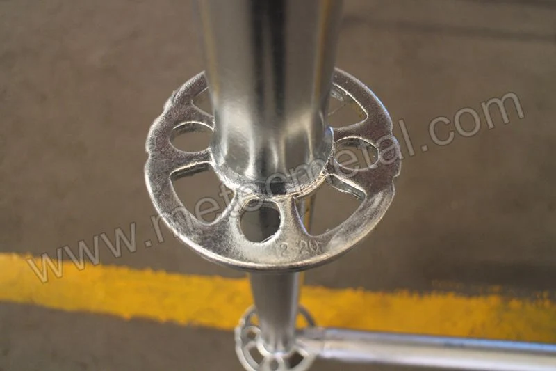 Hot DIP Galvanized Ring Lock System Scaffold Standard (VERTICAL)