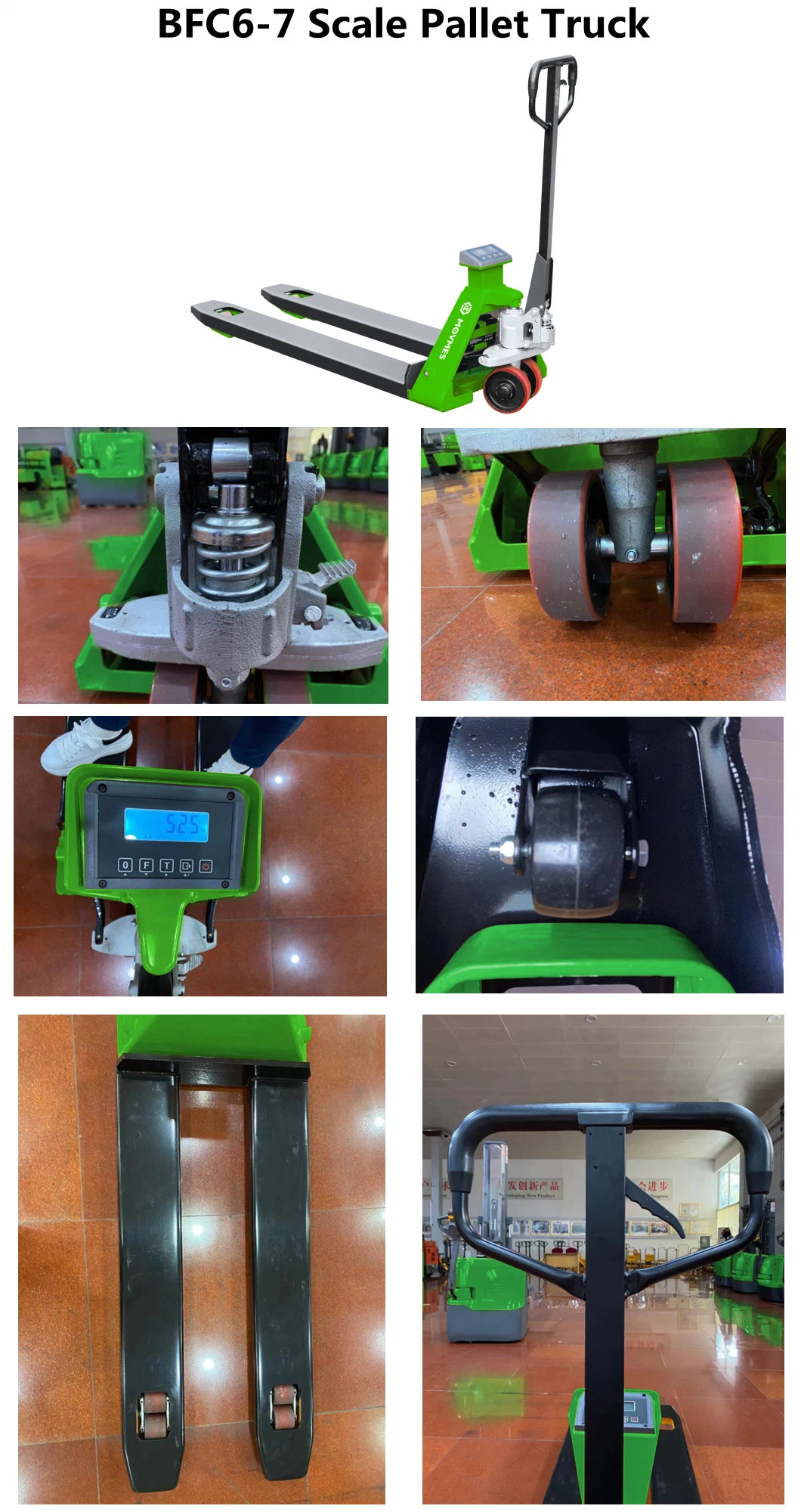 Basic Battery Powered Hand Pallet Truck with Weighing Scale