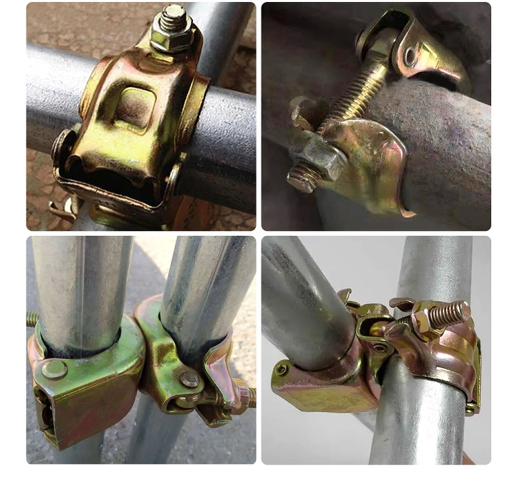 En74 48.3*48.3mm Drop Forged Single Double Swivel Scaffolding Coupler