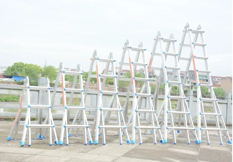 Outdoor Wooden Stepst Step Fiberglass Ladder Used Scaffolding for Sale