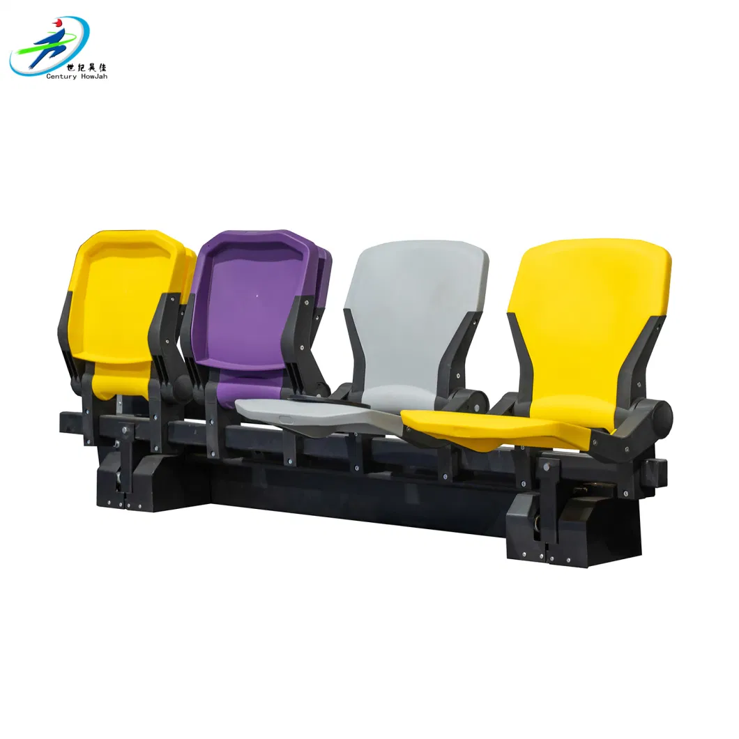 Retractable Seating System Floor Mounted Seating with Anti-Skid Strips