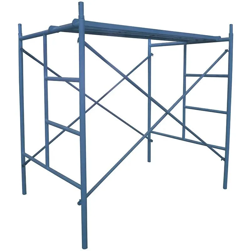 Pre Galvanized Q235 Steel Mason Mobile Ladder H Movable Andamios Metalicos Frame Scaffolding