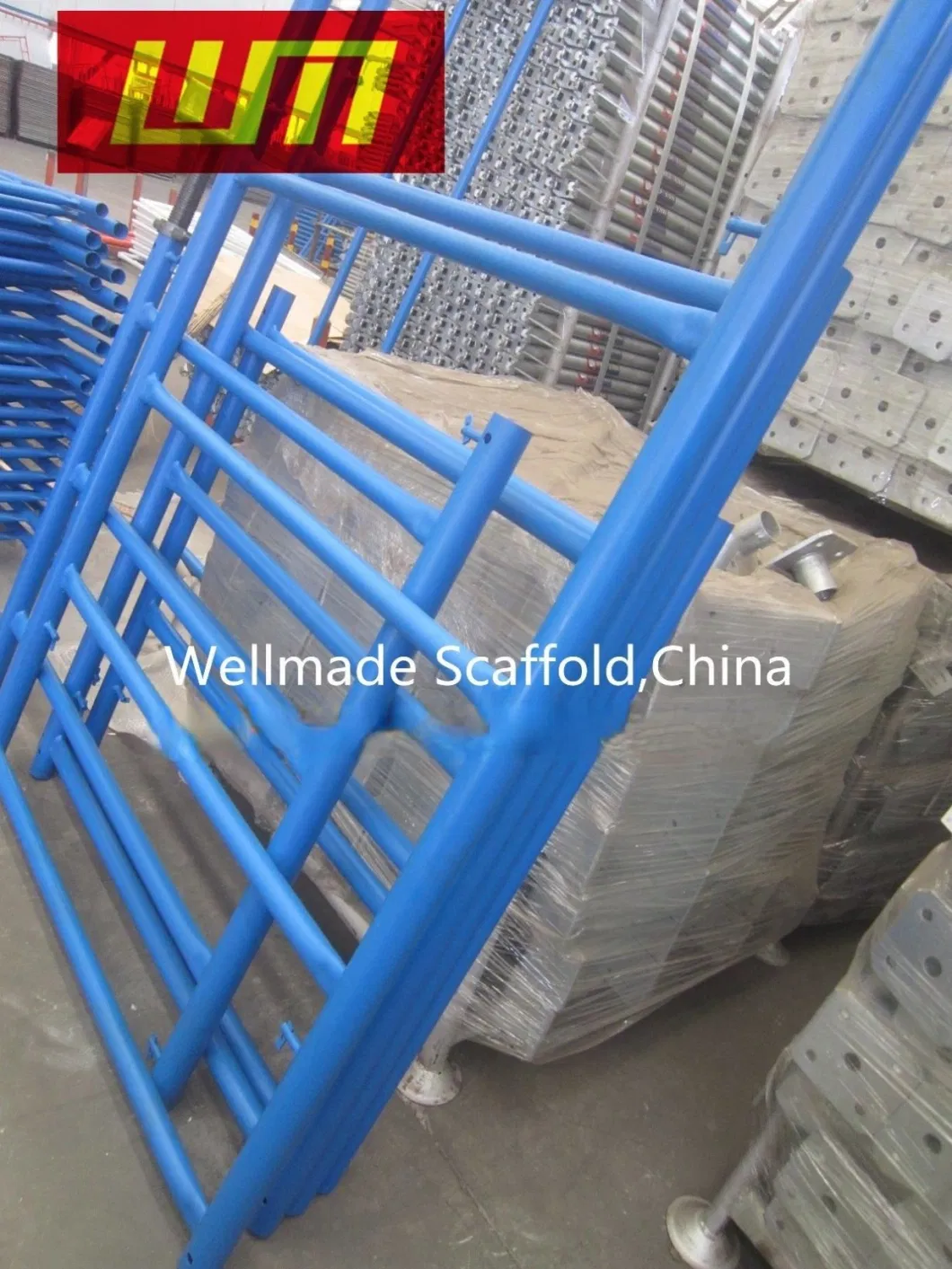 Flip Lock Ladder Frame Scaffolding for Facade Construction