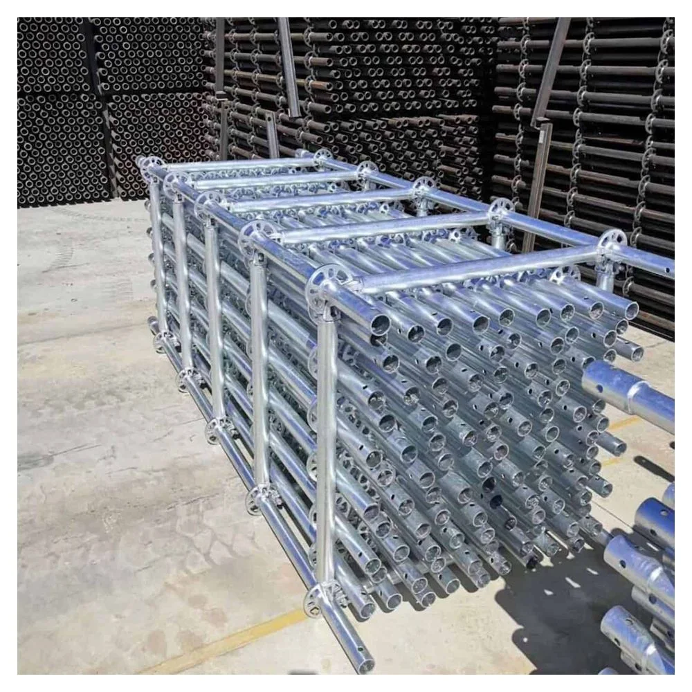 Factory Light Grey Ringlock System Scaffolding Facade Scaffolding