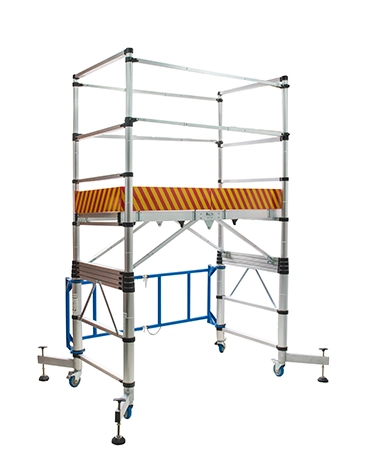 Deliladder New Folding Step Aluminium Telescopic Scaffolding Ladder