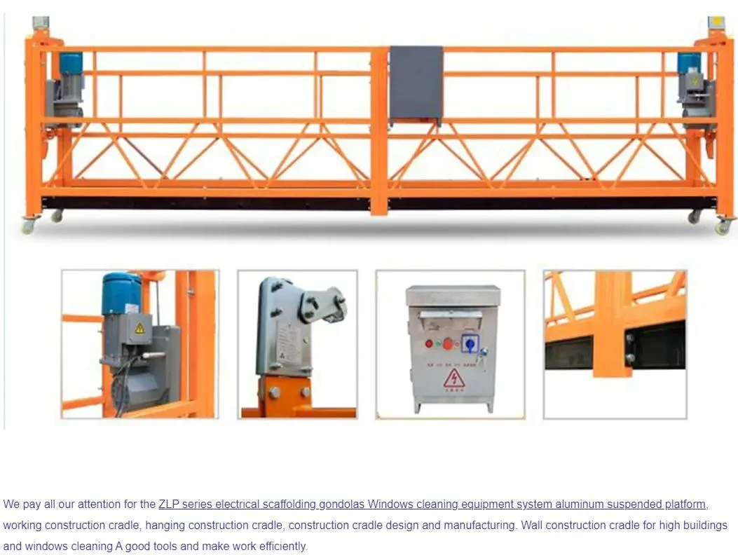 Safe Durable Suspended Hanging Scaffolding for Construction