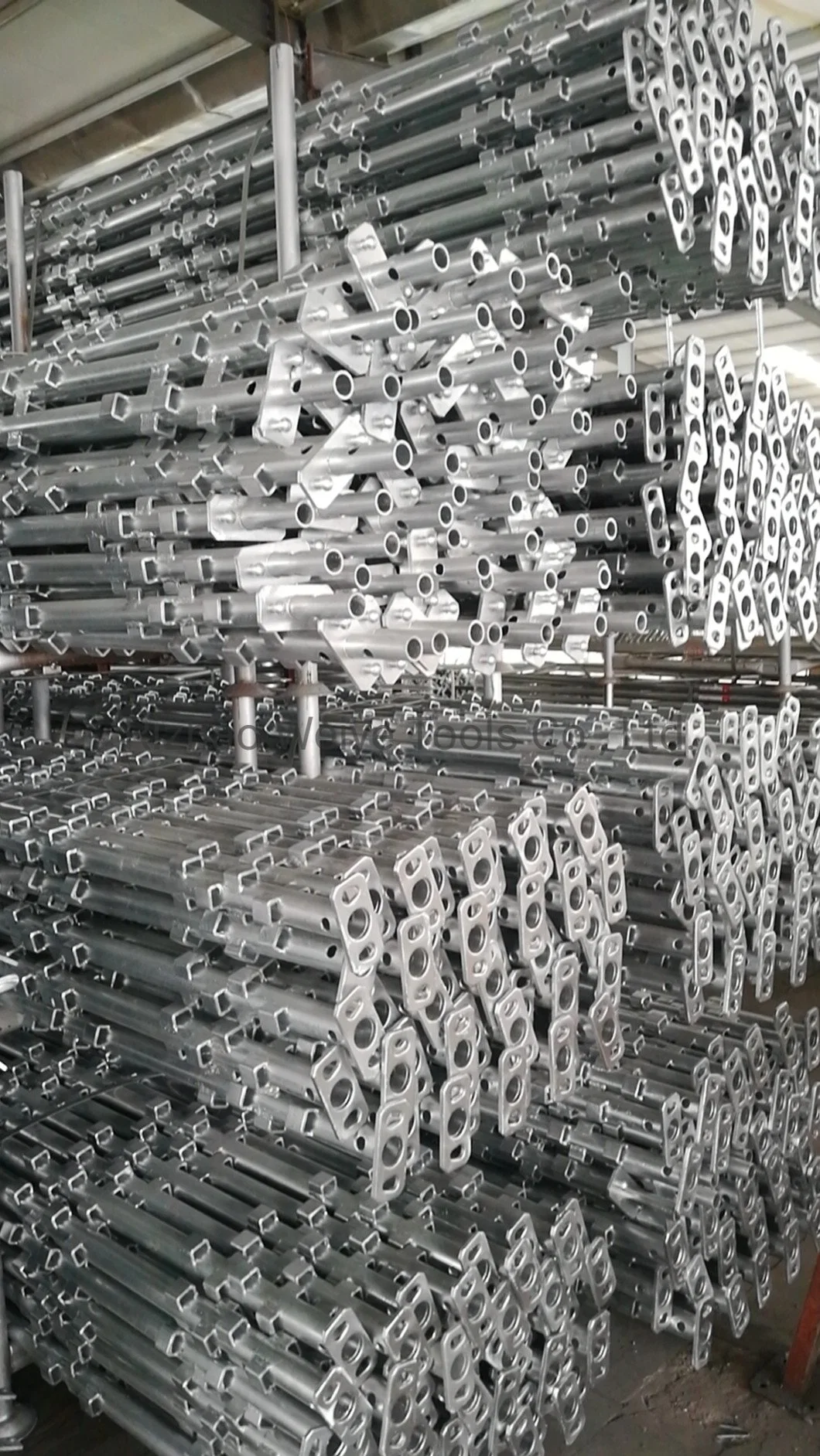 Hot Dipped Galvanized Concrete Haki System Vertical Tubular Beams Scaffolding