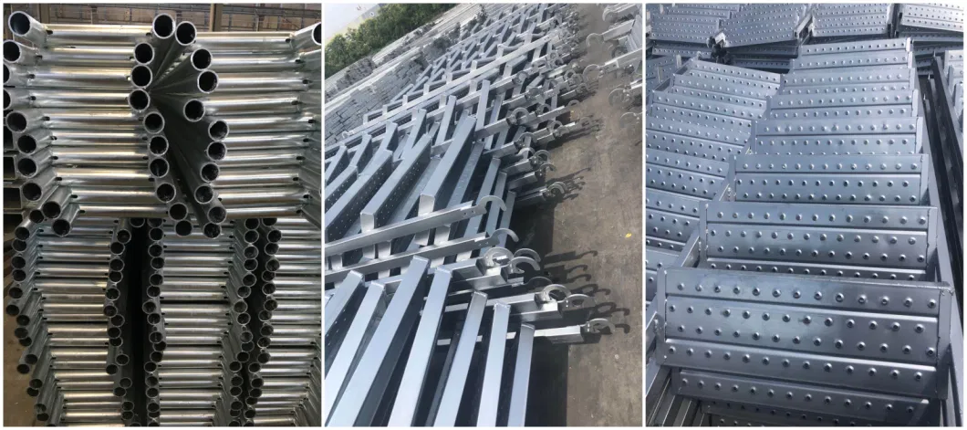 Scaffolding Material Galvanized H Steel Ladder Beam