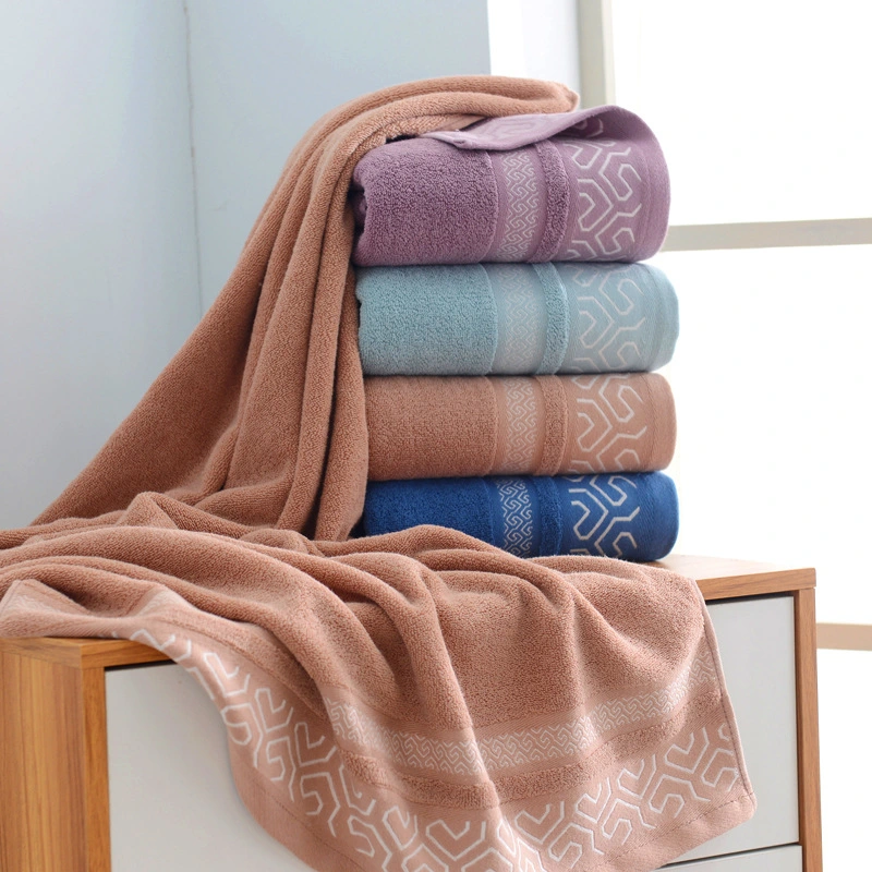 Wholesale Luxury Terry Soft 100% Cotton Shower Bath Hand Towel