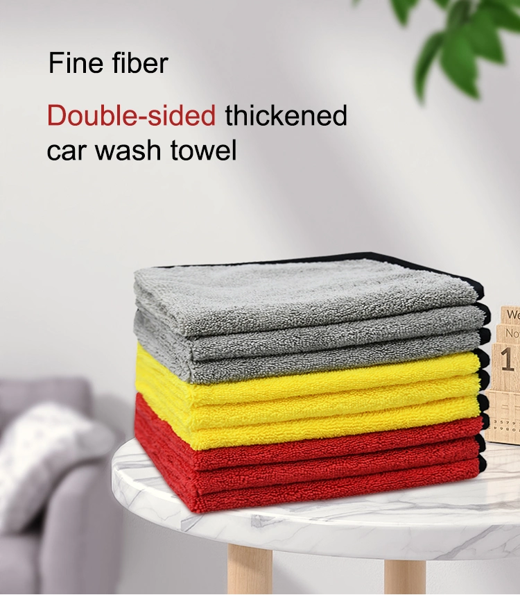 Ultrasoft Large Thick and Quick Drying Microfiber Car Cleaning Detailing Towel Wash Microfibra Towel