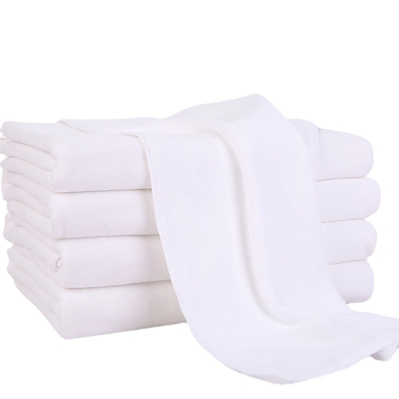 Pure Cotton White Luxury Hotel Face Towel