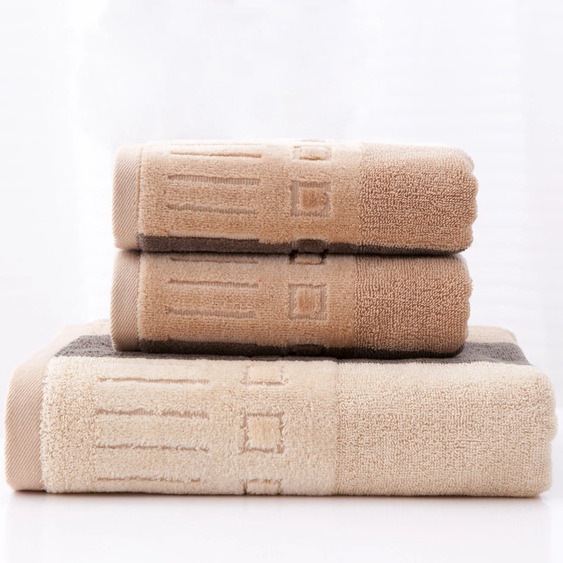 Large Thick Cotton Bath Towel Color Bars Bathroom Face Shower Towels for Adults