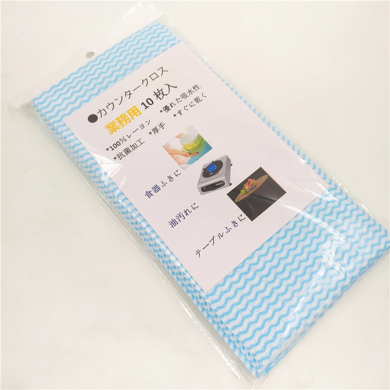 Disposable Dish Cloth with Blue