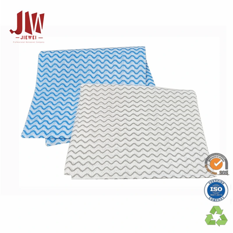 Jiewei Supply Cleaning Towels Household Cleaning Wipe Cloth Dishcloth Washable Kitchen Paper Towels Roll