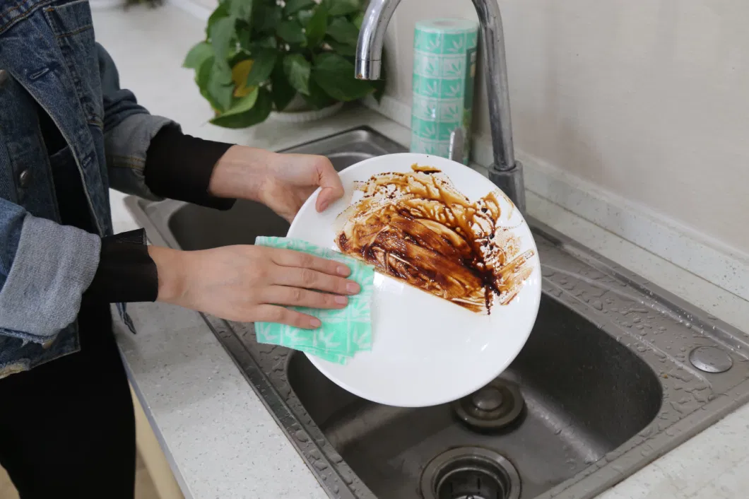 Multi-Functional Super Tenacity Lazy Rag Kitchen Disposable Cleaning Dish Cloth