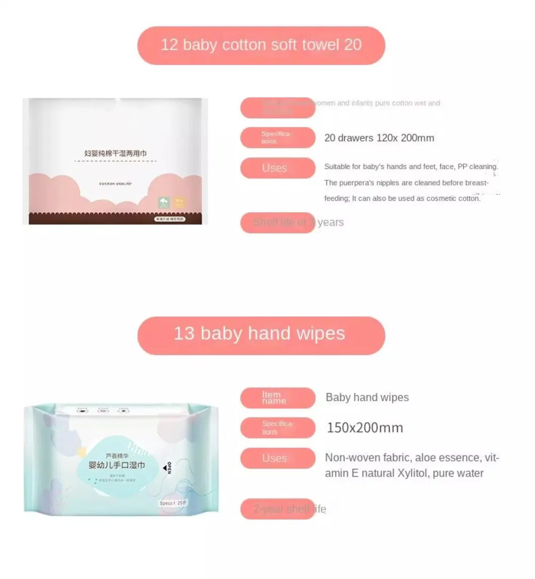 Postpartum Maternity Kit Postpartum Care Equipment Pack During Mother′ S Stay in Hospital