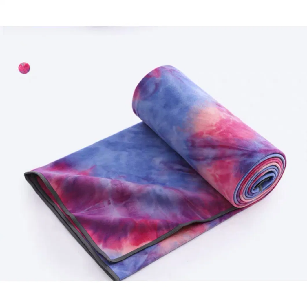 Custom Printing No Slip Yoga Mat Towel Organic Hot Yoga Towel
