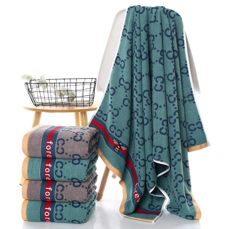 Wholesale Thick Beach Towels Bath Towels Cotton Custom Print Large
