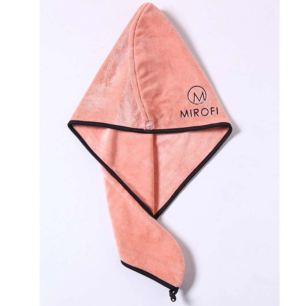Factory Wholesale 500GSM Soft Microfiber Hand Face Bath Hair Towel with Brand Logo Embroidered