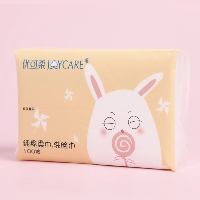 Soft Packed Paper Facial Tissue Bamboo Face Towel Cotton White Small Travel Office Pulp Hotel Kitchen Color Package Feature