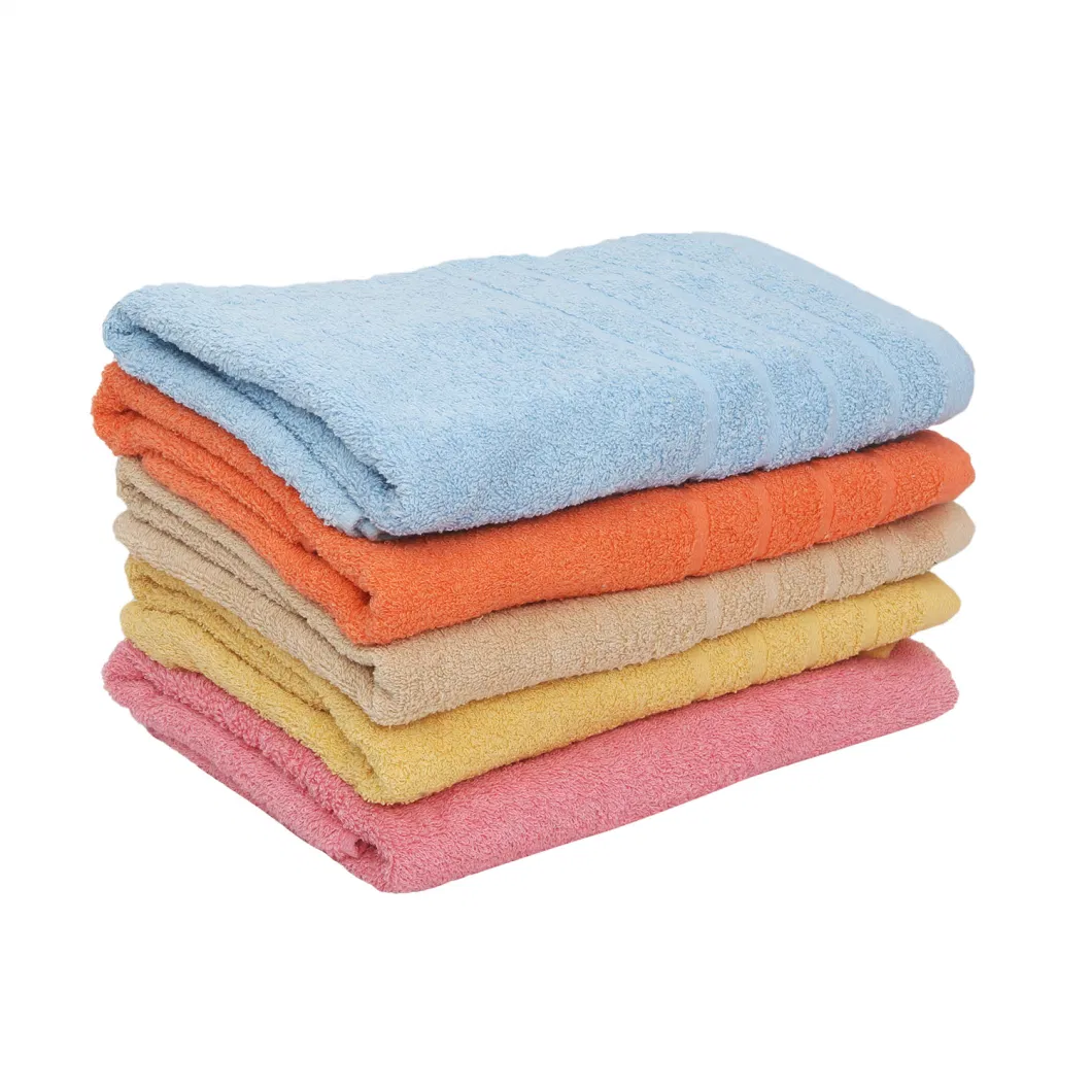 14′ S Low Twist Yarn Wholesale New Adult Thick Cotton Bathroom Towel Long-Staple Cotton Soft Absorbent Hotel Custom Bath Towels