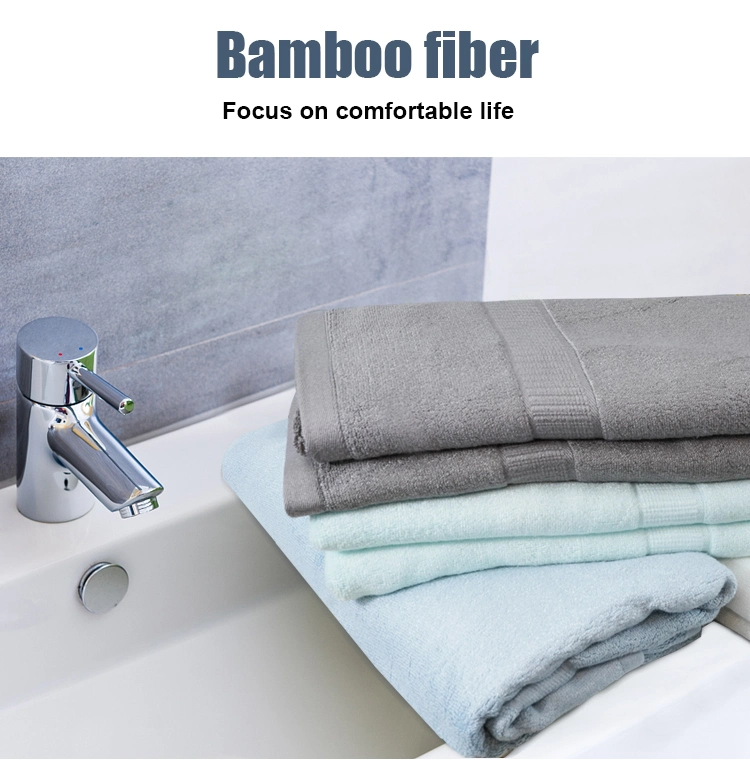 Durable Luxury Ultra Soft and Plush Fluffy Bamboo Bath Towel Fabric