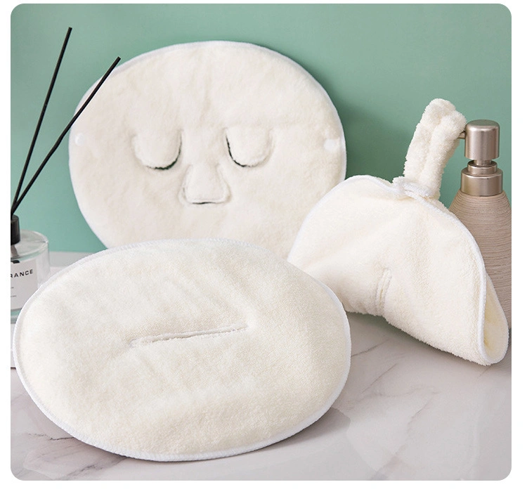 Women Reusable SPA Facial Towels Cold Hot Compress Face Towel Beauty Skin Care Coral Towel
