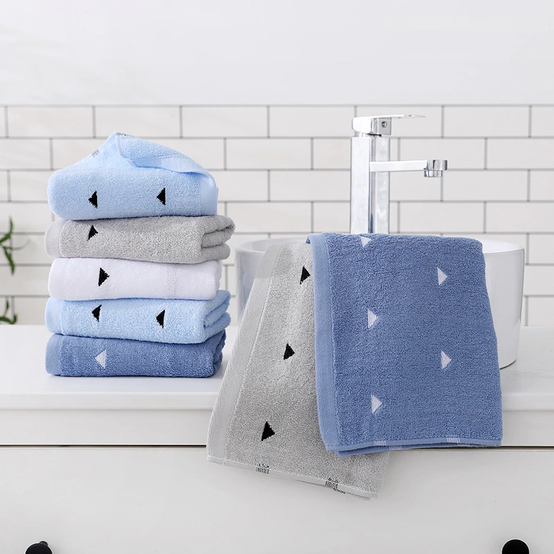 OEM Available Eco-Friendly Light Color Personalized Embroidery Logo Design 400GSM Cotton Bath Hand Towel