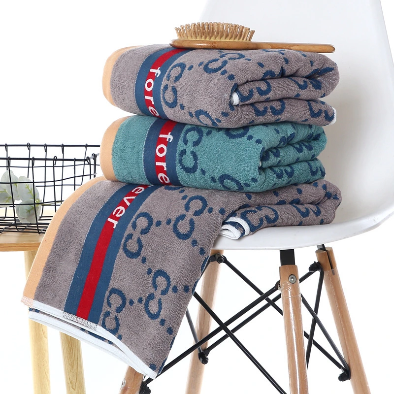Wholesale Thick Beach Towels Bath Towels Cotton Custom Print Large