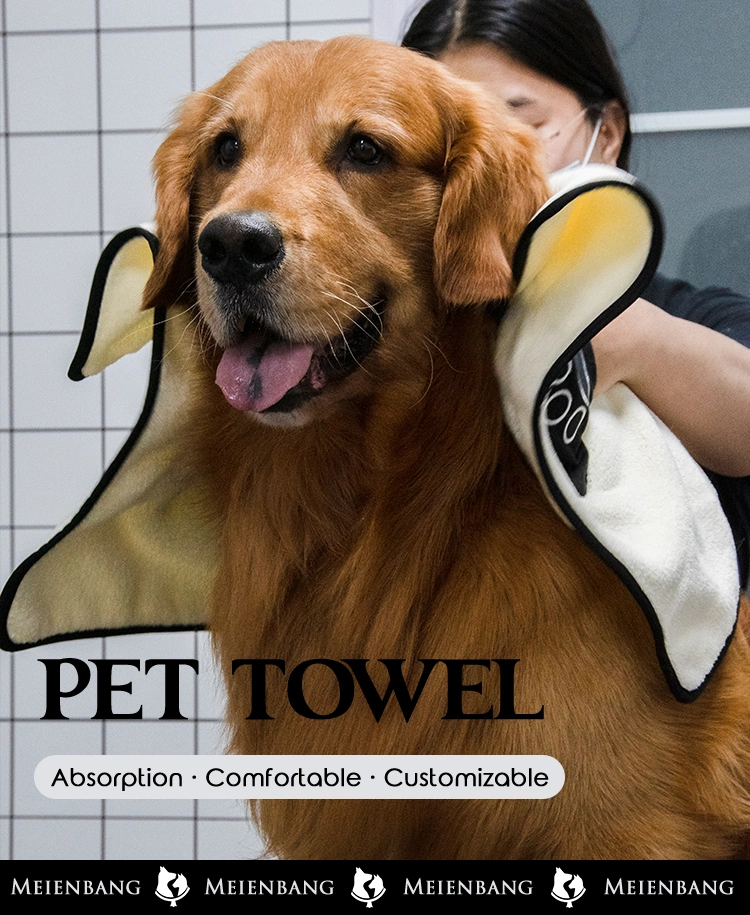 Microfiber Dog Towel Super Soft Pet Bath Towel Ultra Absorbent