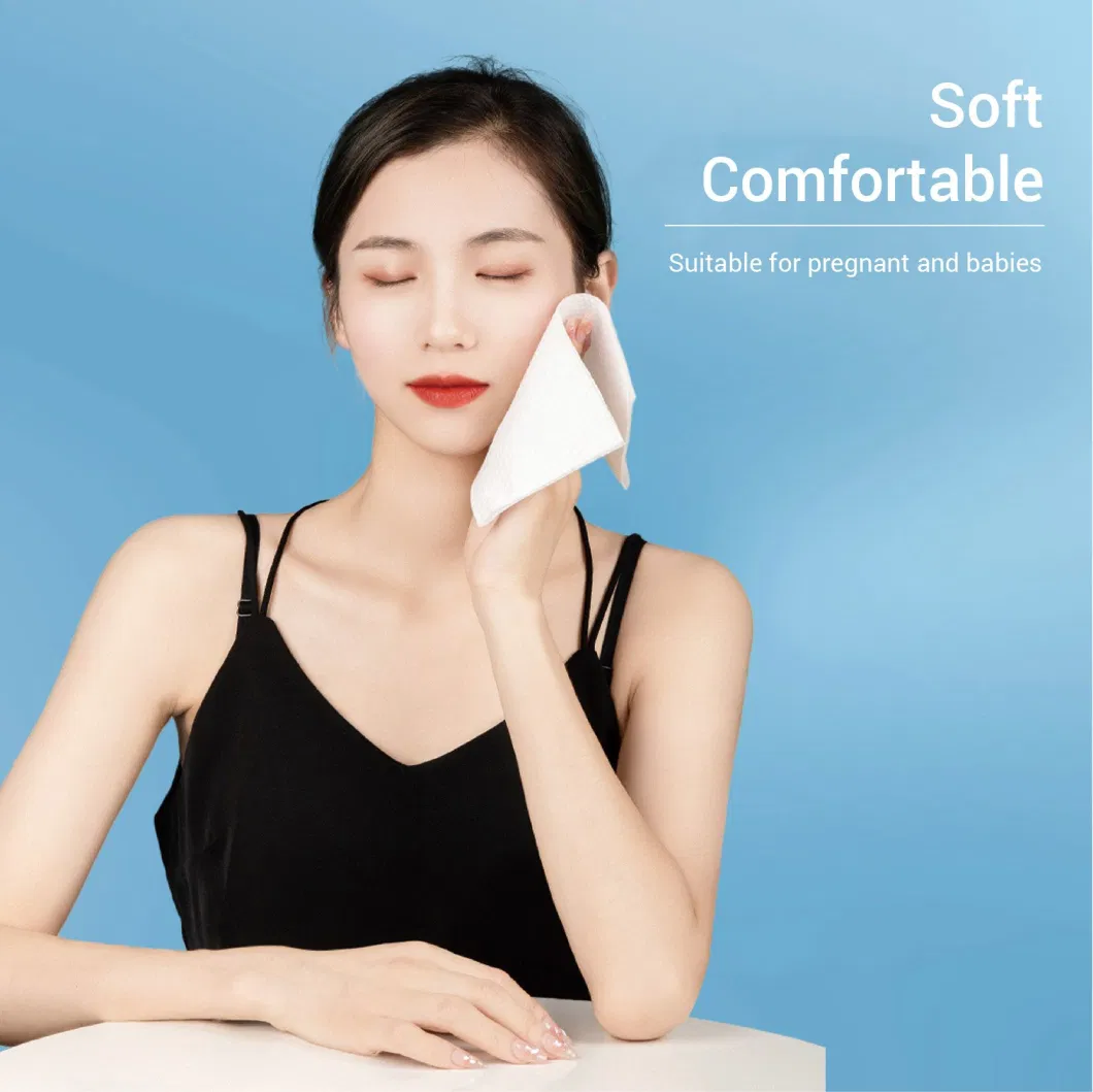 Wholesale Wet and Dry Facial Cleansing Tissue Face Towel Tablets Disposable Face Towel for SPA Beauty Cotton Facial Towel