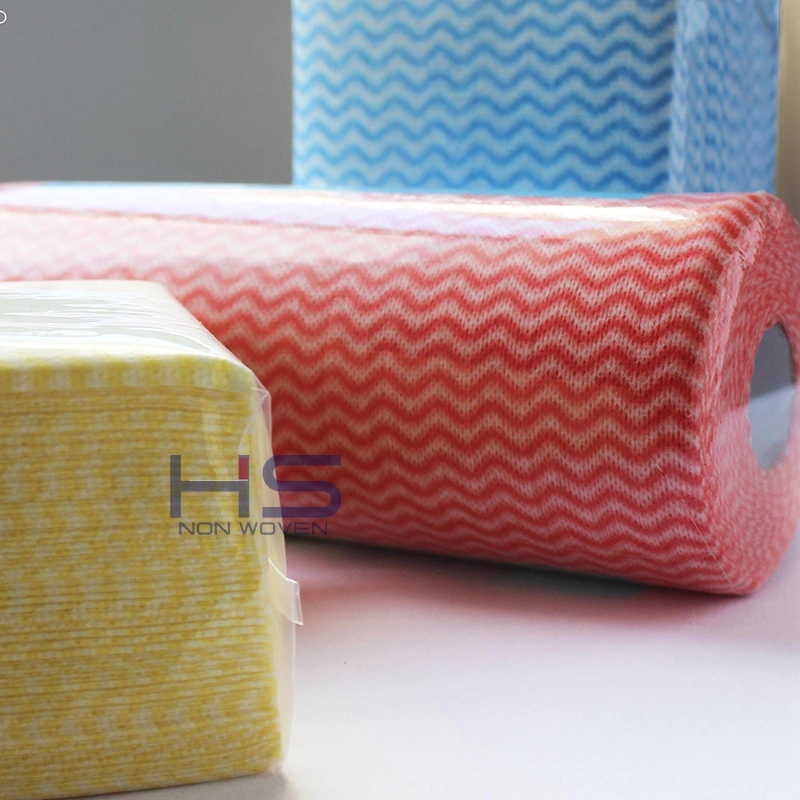 Roll Large Size Dish Cloth Disposable Kitchen Cleaning Dish