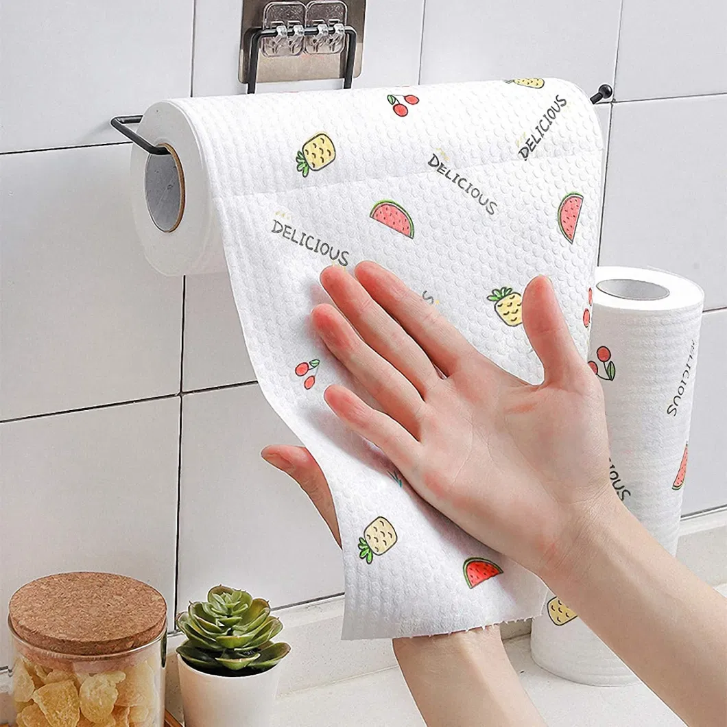 Disposable Cleaning Cloth for Kitchen with Viscose and Cotton