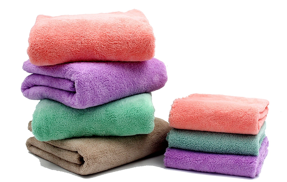 Coral Fleece Washcloth Multipurpose Use as Bath, SPA, Facial, Fingertip Towel