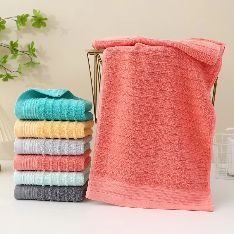 Perfect Soft and Absorbent Checked Face Towel for Daily Use Microfiber Towel Super Soft Microfiber Weft Knitting Face Towel Hand Towel Bath Towel