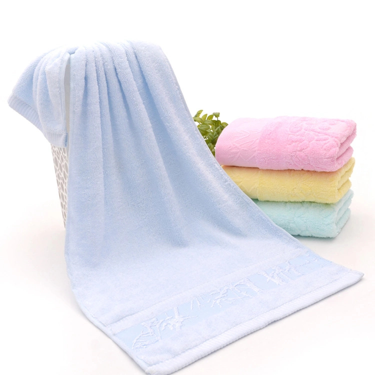 Bamboo Fibre Skin-Friendly Absorbent Soft Plain Face Towel