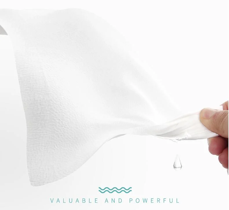 100% Cotton Embroidered White Face Makeup Cloths Towel