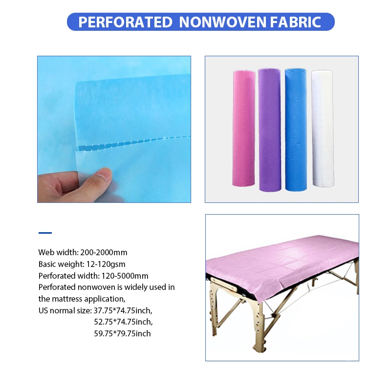 Non Woven Fabric Roll Spunlace Non Woven Fabric Roll for Face Mask and Wet Wipes