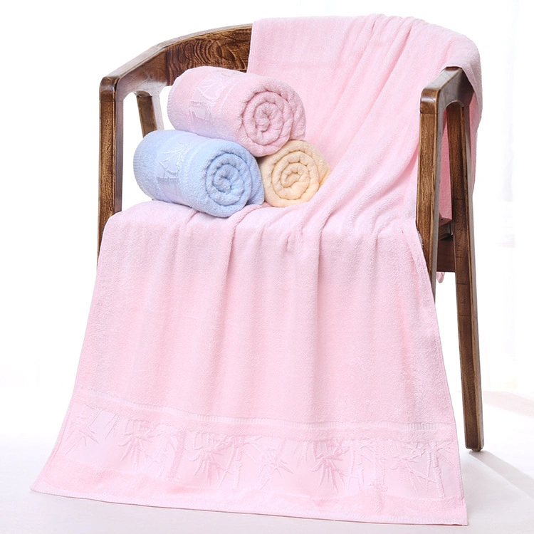 China Towel Factory High-Grade Bamboo Fiber Towel Face Cotton Towel Antibacterial Bath Towel