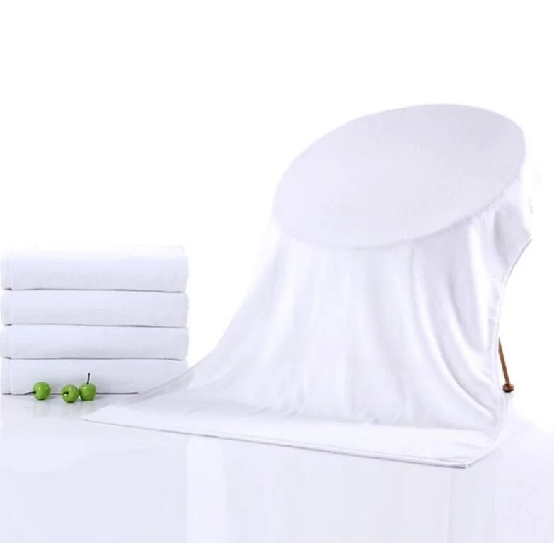 Luxury White Terry Hotel 100% Cotton Bamboo Bath Towel