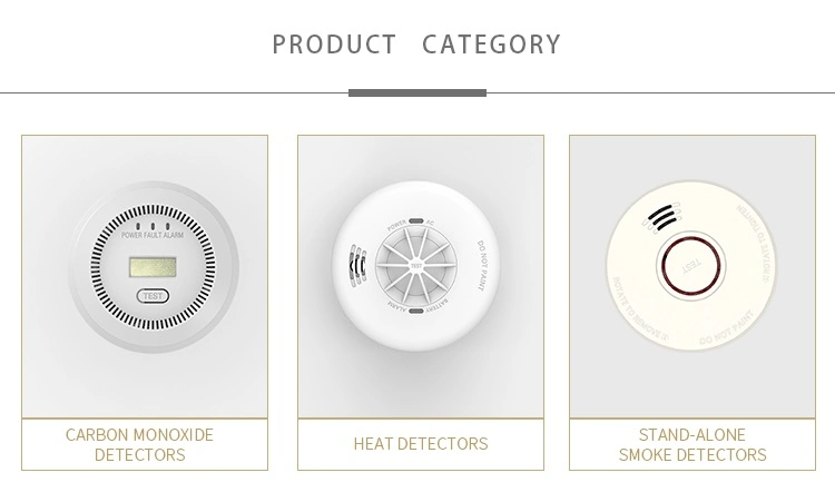 Jbe White Optical Sensor Smoke Detector AC220V