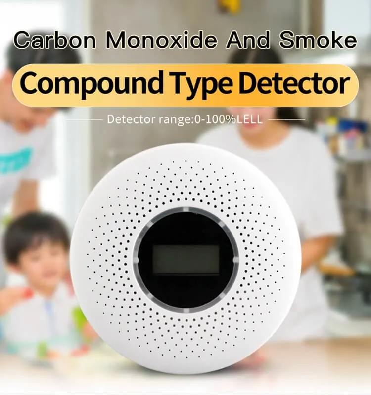 Home Security Smoke Detector Fire Alarm/Co Carbon Monoxide Gas Sensors with Ce, En Approval