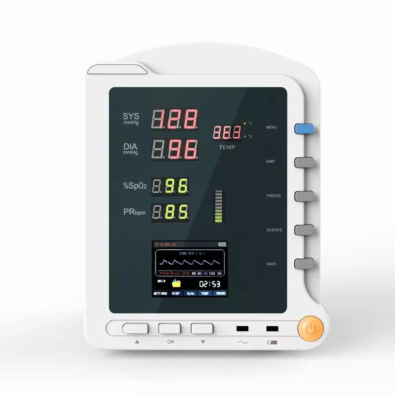 Medical Equipment SpO2 NIBP Handheld Vital Signs Patient Monitor Multipara Monitor